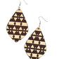 ​Zimbabwe Zoo - Brown - Paparazzi Earring Image