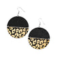 Jungle Catwalk - Black - Paparazzi Earring Image