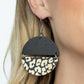 Jungle Catwalk - Black - Paparazzi Earring Image