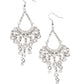 ​Commanding Candescence - White - Paparazzi Earring Image