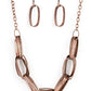 ​Fiercely Flexing - Copper - Paparazzi Necklace Image