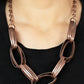 ​Fiercely Flexing - Copper - Paparazzi Necklace Image