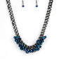 Galactic Knockout - Blue - Paparazzi Necklace Image