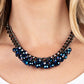 Galactic Knockout - Blue - Paparazzi Necklace Image