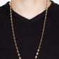 Come Out Swinging - Gold - Paparazzi Necklace Image