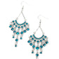 ​Commanding Candescence - Blue - Paparazzi Earring Image