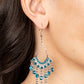 ​Commanding Candescence - Blue - Paparazzi Earring Image