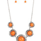 The Next NEST Thing - Orange - Paparazzi Necklace Image