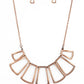 Full-Fledged Framed - Copper - Paparazzi Necklace Image