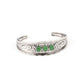 ​Flower Patch Picnic - Green - Paparazzi Bracelet Image