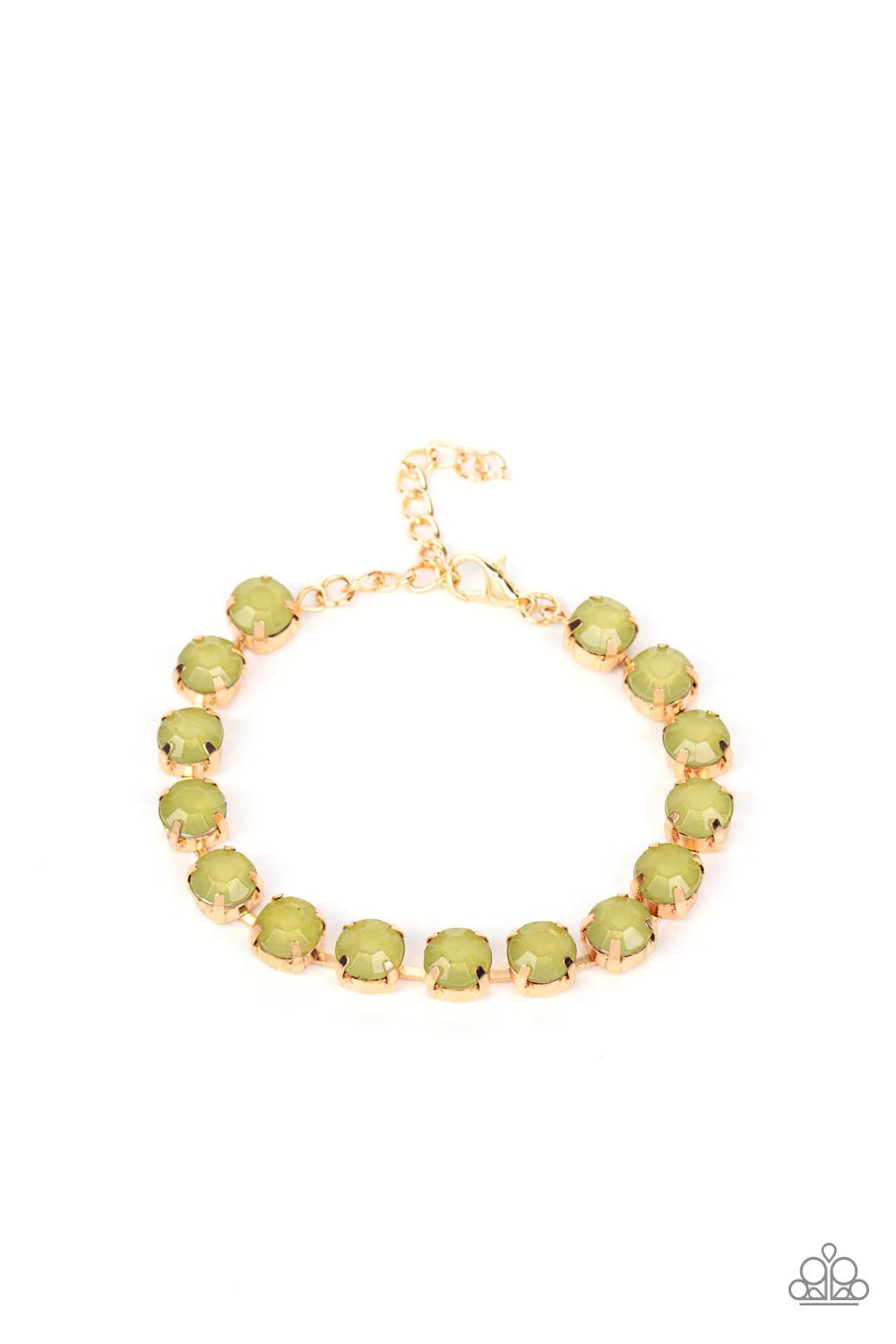 Pulsera Paparazzi ~ Debutante de ensueño - Verde