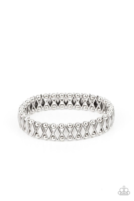 ​Abstract Advisory - Silver - Paparazzi Bracelet Image