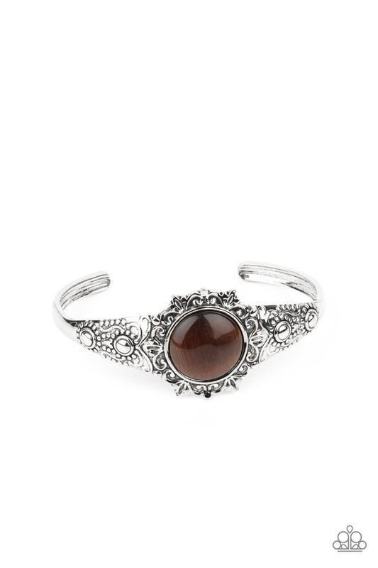 ​Extravagantly Enchanting - Brown - Paparazzi Bracelet Image