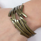 ​Stockpiled Style - Brass - Paparazzi Bracelet Image