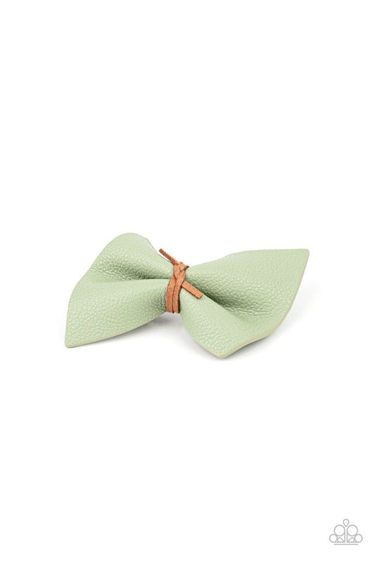 ​Home Sweet HOMESPUN - Green - Paparazzi Hair Accessories Image