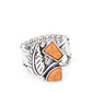 Make the NEST of It - Orange - Paparazzi Ring Image