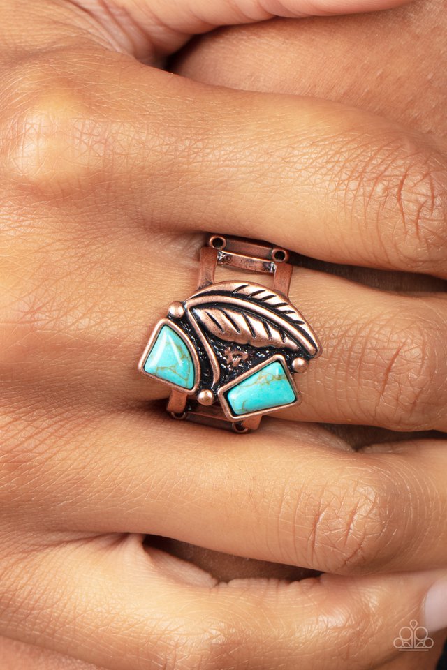 Make the NEST of It - Copper - Paparazzi Ring Image