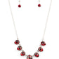Material Girl Glamour - Red - Paparazzi Necklace Image