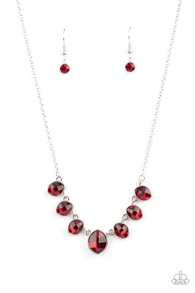 Material Girl Glamour - Red - Paparazzi Necklace Image