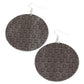 WEAVE Me Out Of It - Silver - Paparazzi Earring Image