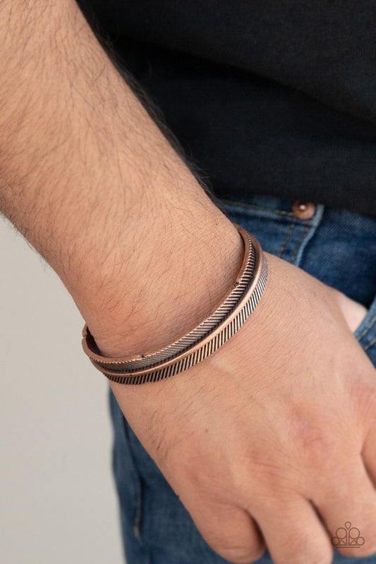 ​QUILL-Call - Copper - Paparazzi Bracelet Image