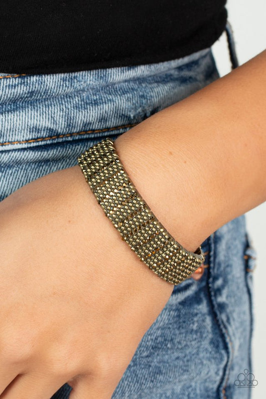 The GRIT Factor - Brass Bracelet - Paparazzi Bracelet Image