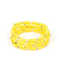 Radiantly Retro - Yellow - Paparazzi Bracelet Image