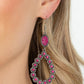 ​Farmhouse Fashion Show - Pink - Paparazzi Earring Image