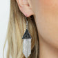 ​Pyramid SHEEN - Black - Paparazzi Earring Image