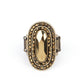 Fueled by Fashion - Brass - Paparazzi Ring Image