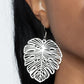 Palm Palmistry - Silver - Paparazzi Earring Image