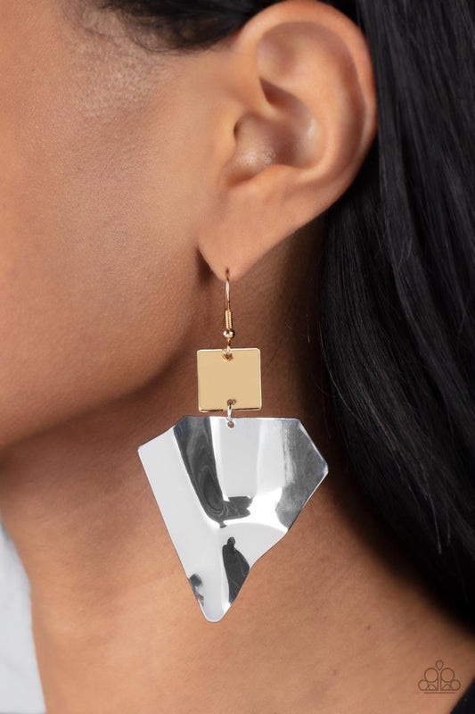 ​Deceivingly Deco - Multi - Paparazzi Earring Image