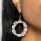 ​GLOWING in Circles - Gold - Paparazzi Earring Image