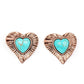 ​Rustic Romance - Copper - Paparazzi Earring Image