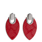 Wildly Workable - Red - Paparazzi Earring Image