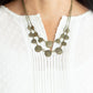 Pebble Me Pretty - Brass - Paparazzi Necklace Image