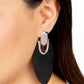 Wildly Workable - Black - Paparazzi Earring Image