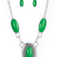 Count to TENACIOUS - Green - Paparazzi Necklace Image