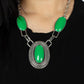 Count to TENACIOUS - Green - Paparazzi Necklace Image