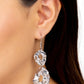 ​Gallery Gravitas - Silver - Paparazzi Earring Image