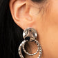 ​Ancient Arts - Silver - Paparazzi Earring Image