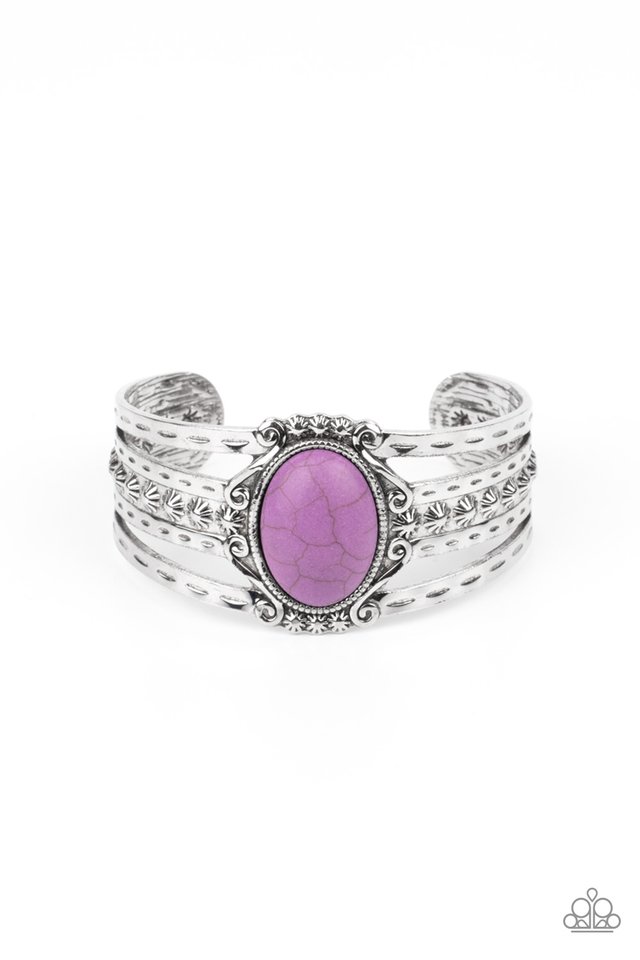 ​Mojave Mecca - Purple - Paparazzi Bracelet Image