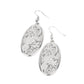 High Tide Terrace - Silver - Paparazzi Earring Image
