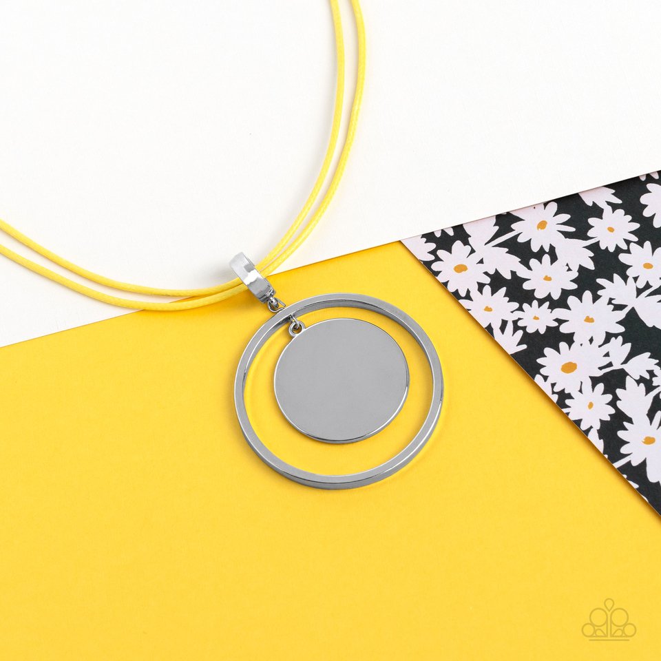 ​Rural Reflection - Yellow - Paparazzi Necklace Image