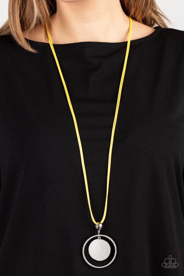 ​Rural Reflection - Yellow - Paparazzi Necklace Image