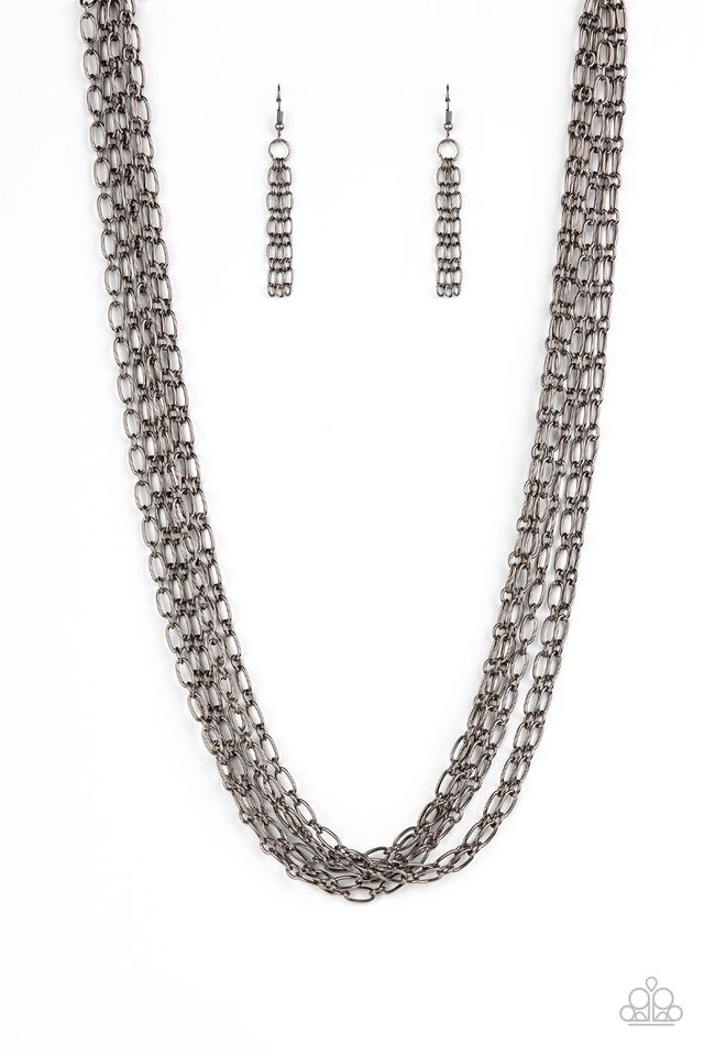 Paparazzi Necklace ~ Dynamite Dynamo - Black – Paparazzi Jewelry