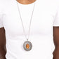 ​Mesa Medallion - Brown - Paparazzi Necklace Image