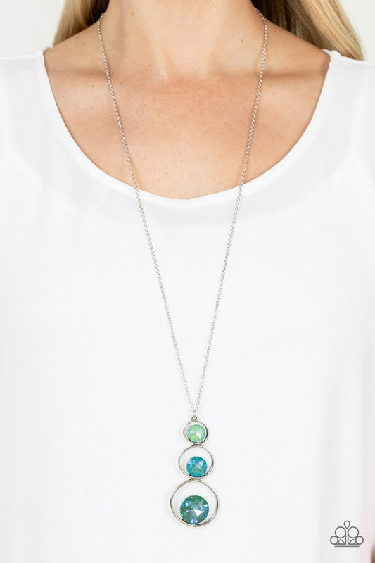 ​Celestial Courtier - Green - Paparazzi Necklace Image