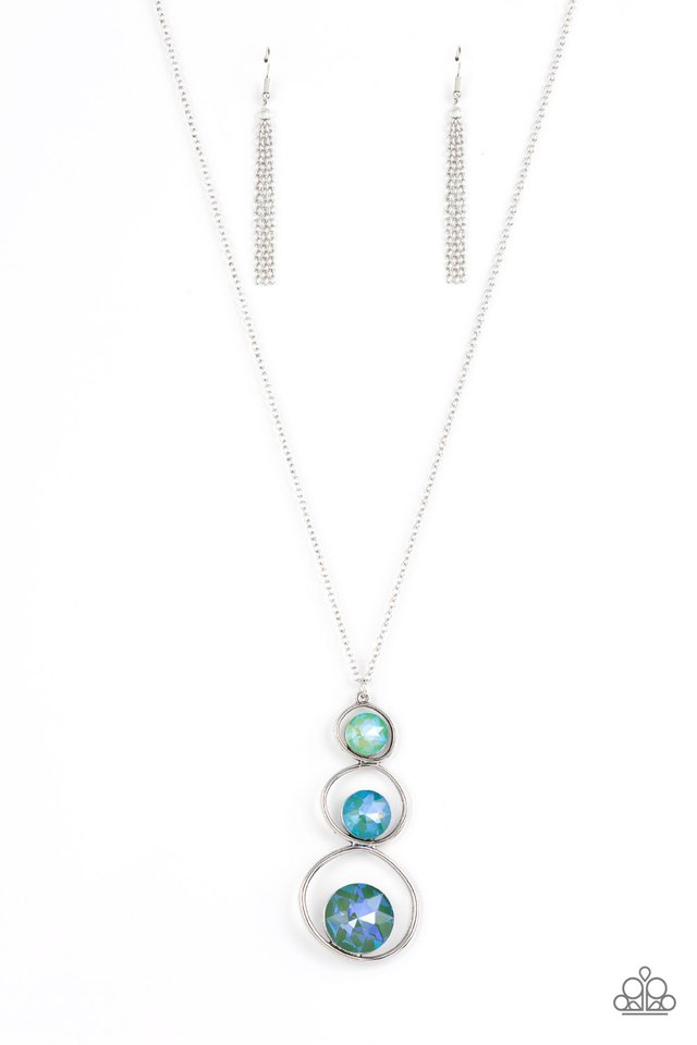 ​Celestial Courtier - Green - Paparazzi Necklace Image