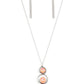 ​Celestial Courtier - Orange - Paparazzi Necklace Image